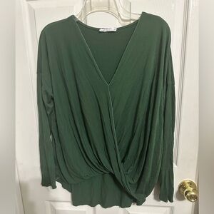 Elegant Green Women's Top